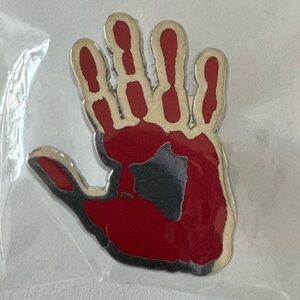 Supernatural Stands Castiel Handprint Pin NIP